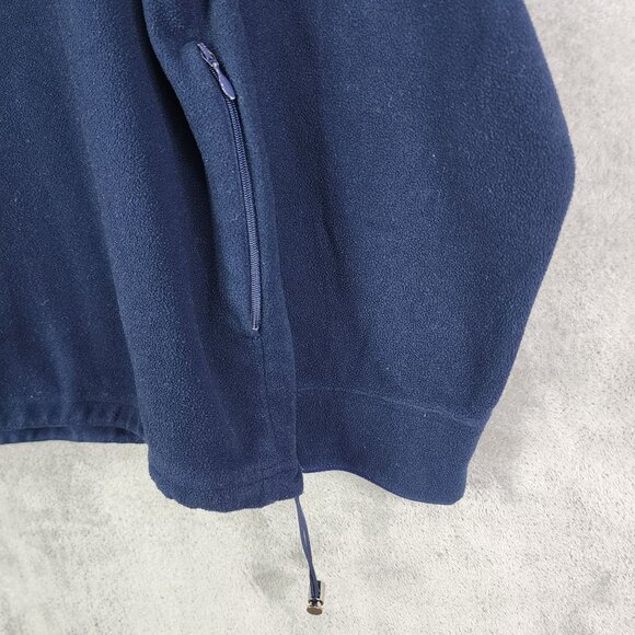 Mens Blue Polo Golf Ralph Lauren Pullover Fleece Sweatshirt OU Logo 1/4 Zip L - Picture 5 of 10